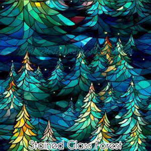 Stained Glass Forest - Fabric