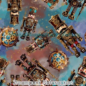 Steampunk Nutcrackers - Fabric