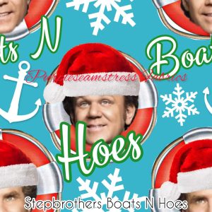 Stepbrothers Boats & Hoes - Fabric