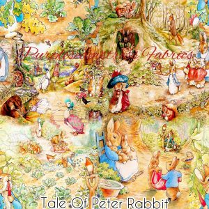 Tale of Peter Rabbit Village - Fabric