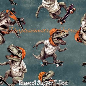 Tossed Skater T-Rex