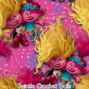 Twinkle Crochet Trolls - Fabric