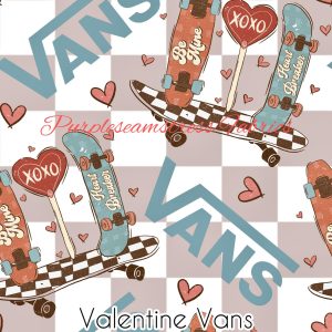 Valentine Vans - Fabric