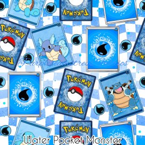 Water Pocket Monsters - Fabric