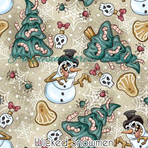Wicked Snowmen - Fabric