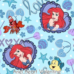 Ariel Heart Valentine - Fabric