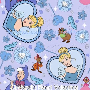 Cinderella Heart Valentine - Fabric