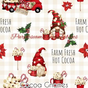 Cocoa Gnomes - Fabric