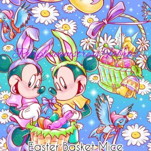 Easter Basket Mice - Fabric