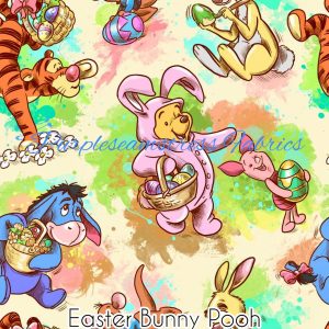 Easter Bunny Pooh - Fabric