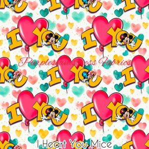 I Heart You Mice - Fabric