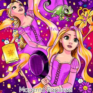 Magenta Rapunzel - Fabric