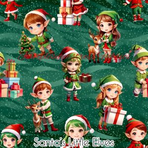 Santa's Little Elves - Fabric