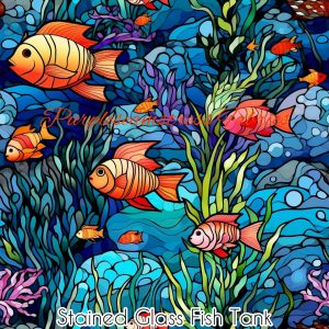 Stained Glass Fish Tank - Fabric
