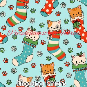 Stocking Kittens - Fabric
