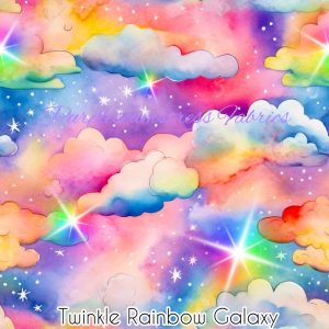 Twinkle Rainbow Galaxy - Fabric