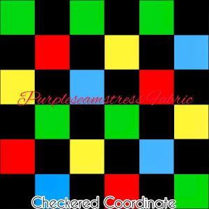 Uno Checkered Coordinate - Fabric