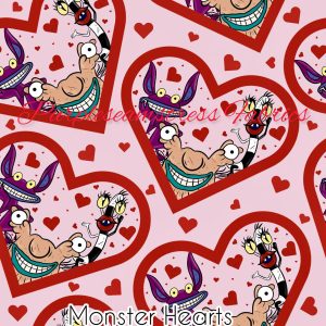 Monster Hearts - Fabric