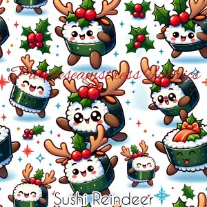 Sushi Reindeer - Fabric