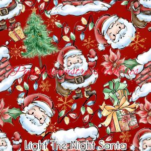 Light the Night Santa - Fabric