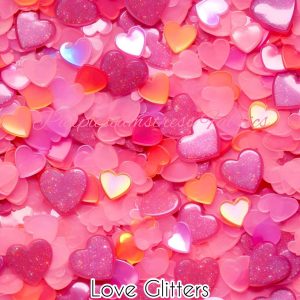 Love Glitters - Fabric