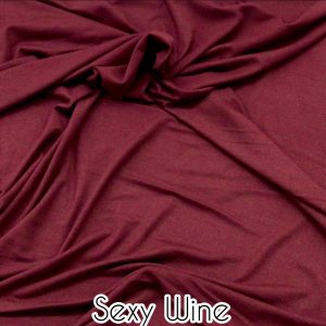 Sexy Wine Burgundy Modal - Fabric