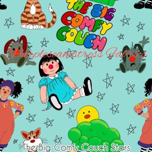 The Big Comfy Couch Stars - Fabric