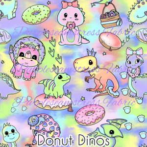Donut Dinos - Fabric