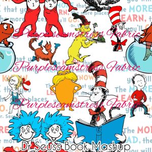 Dr Seuss Mashup - Fabric
