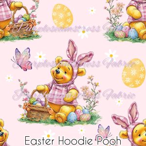 Easter Hoodie Pooh - Fabric