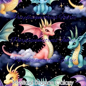 Mystical Dragon Galaxy - Fabric