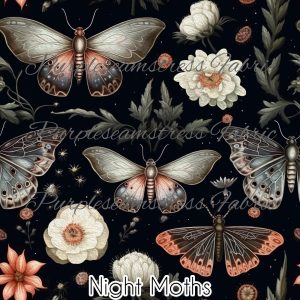 Night Moths - Fabric