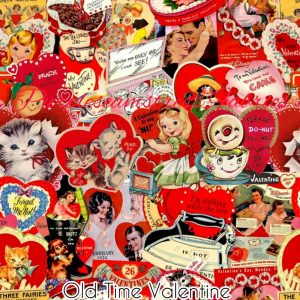 Old Time Valentine - Fabric