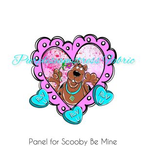 Panel For Scooby Be Mine - Fabric