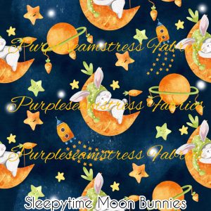 Sleepytime Moon Bunnies - Fabric