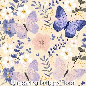 Whispering Butterfly Floral - Fabric
