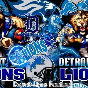Detroit Lions Football - Fabric