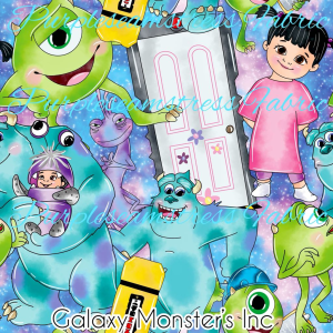 Galaxy Monsters Inc - Fabric