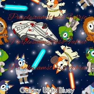 Galactic Wars Bluey - Fabric