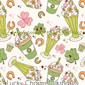 Lucky Charms Milk Shakes - Fabric