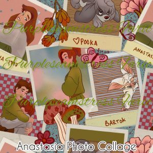 Anastasia Photo Collage - Fabric