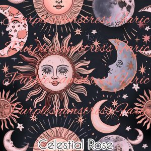Rose Colored Celestial - Fabric