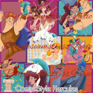 Comic Style Hercules - Fabric