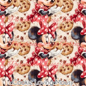Cookie Loving Mousy - Fabric