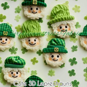 Cute 3D Leprechauns - Fabric