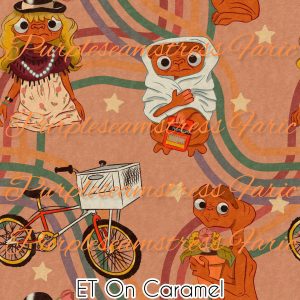 ET on Caramel - Fabric