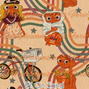 ET on Sand - Fabric