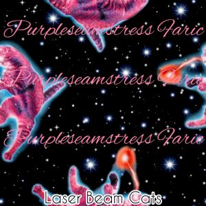 Laser Beam Cats - Fabric