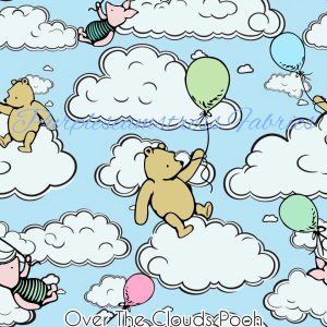 Over the Clouds Pooh - Fabric