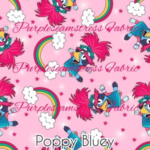 Poppy Bluey - Fabric